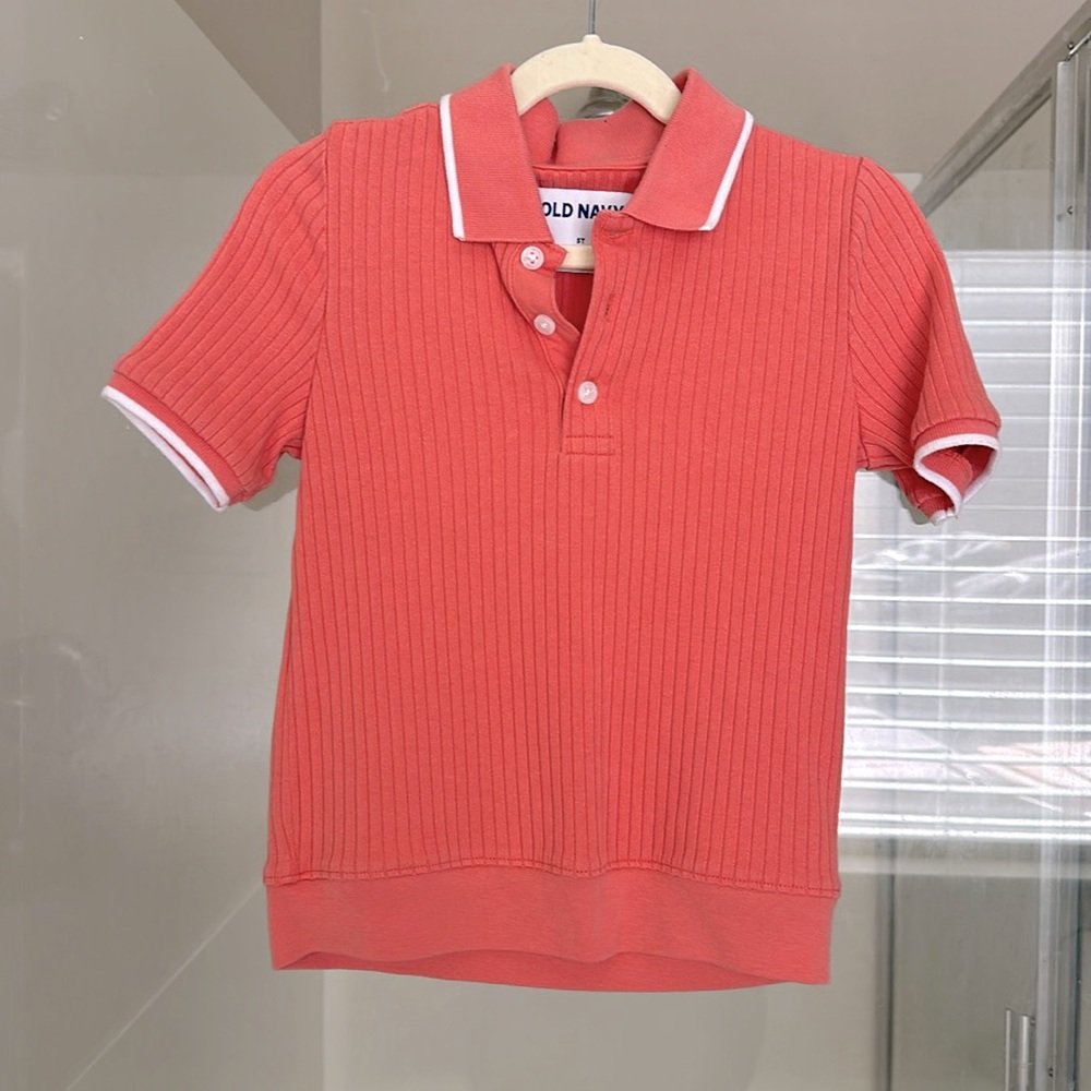 Ribbed polo